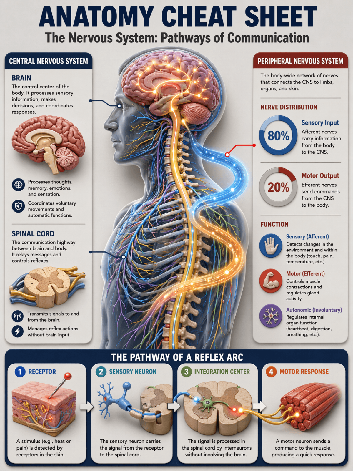 Free Anatomy Cheat Sheet Template to Edit Online