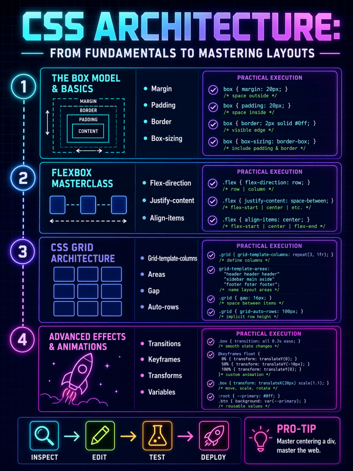 Free CSS Cheat Sheet Template to Edit Online