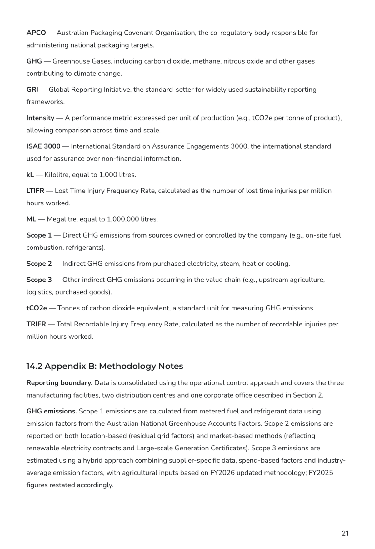Free Sustainability Report Template to Edit Online
