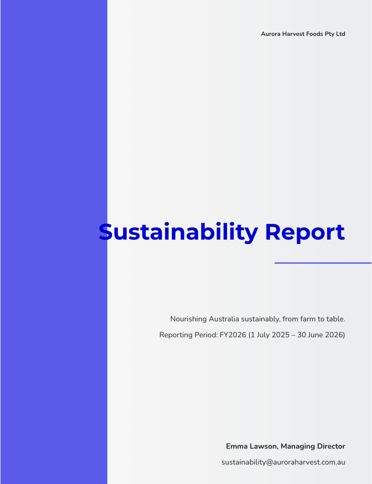 Free Sustainability Report Template to Edit Online Free Sustainability Report Template to Edit Online