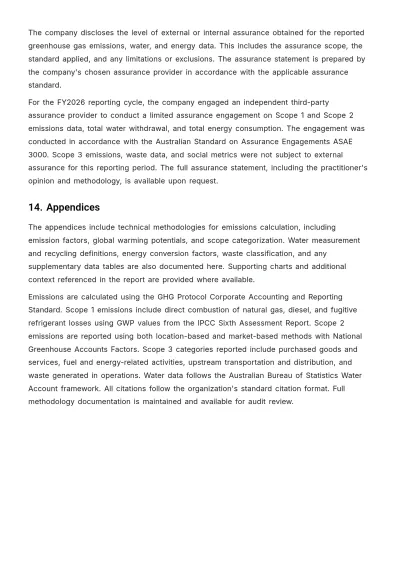 Free Sustainability Report Template to Edit Online