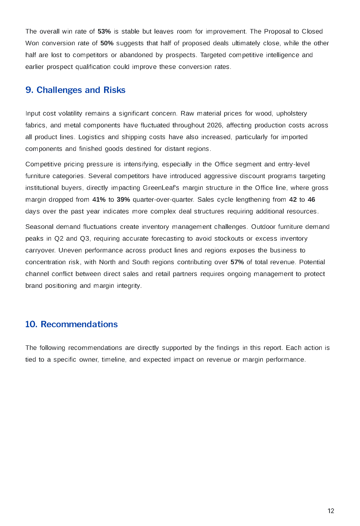 Free Sales Report Template to Edit Online