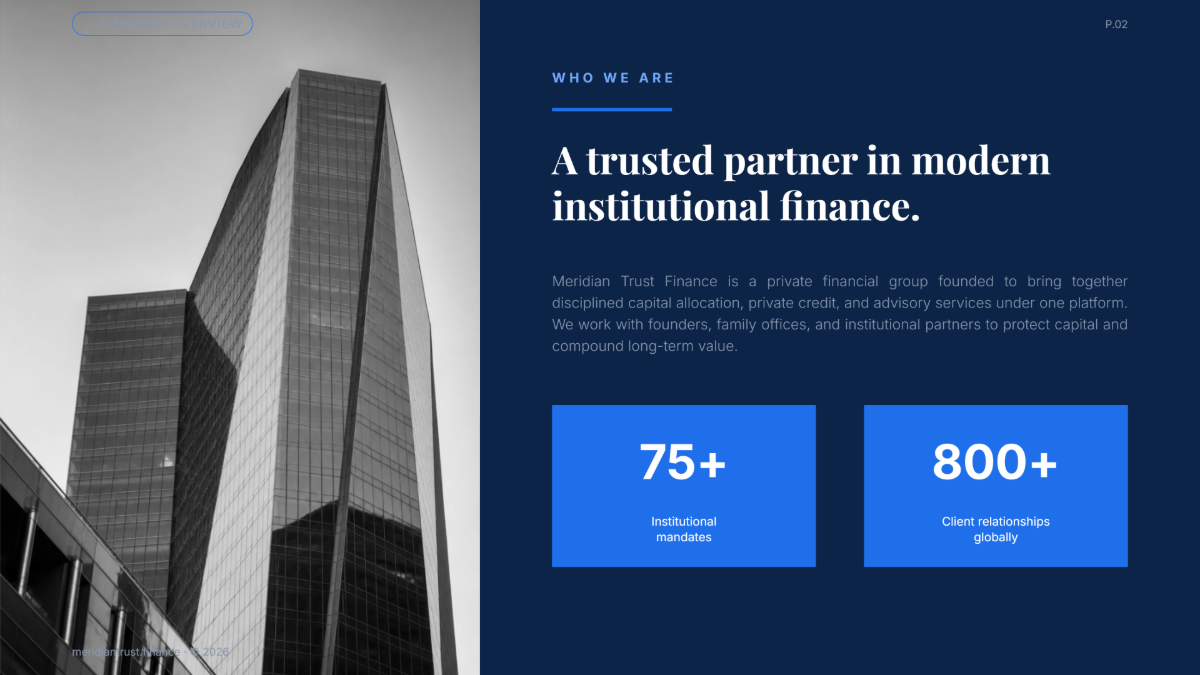 Free Corporate Presentation Template to Edit Online