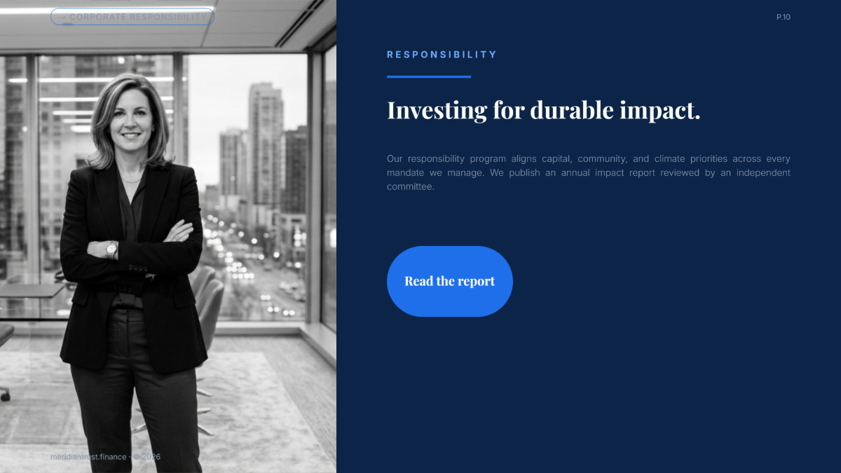Free Corporate Presentation Template to Edit Online