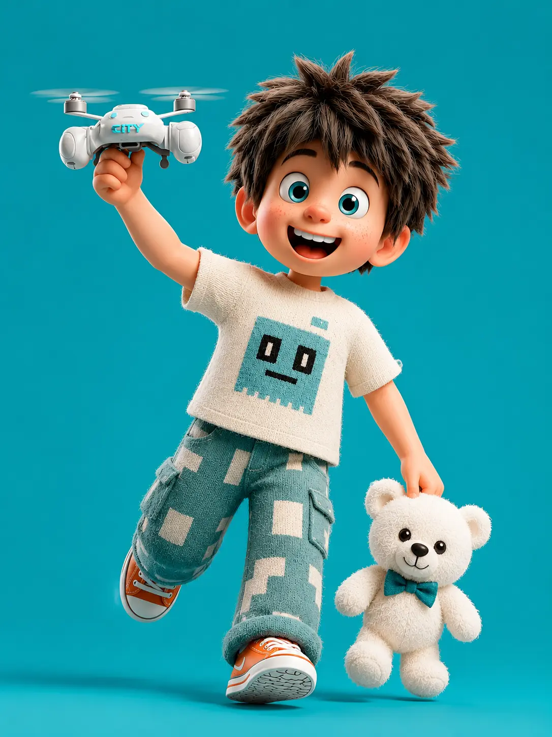 Free Cute 3D Cartoon Character to Edit Online
