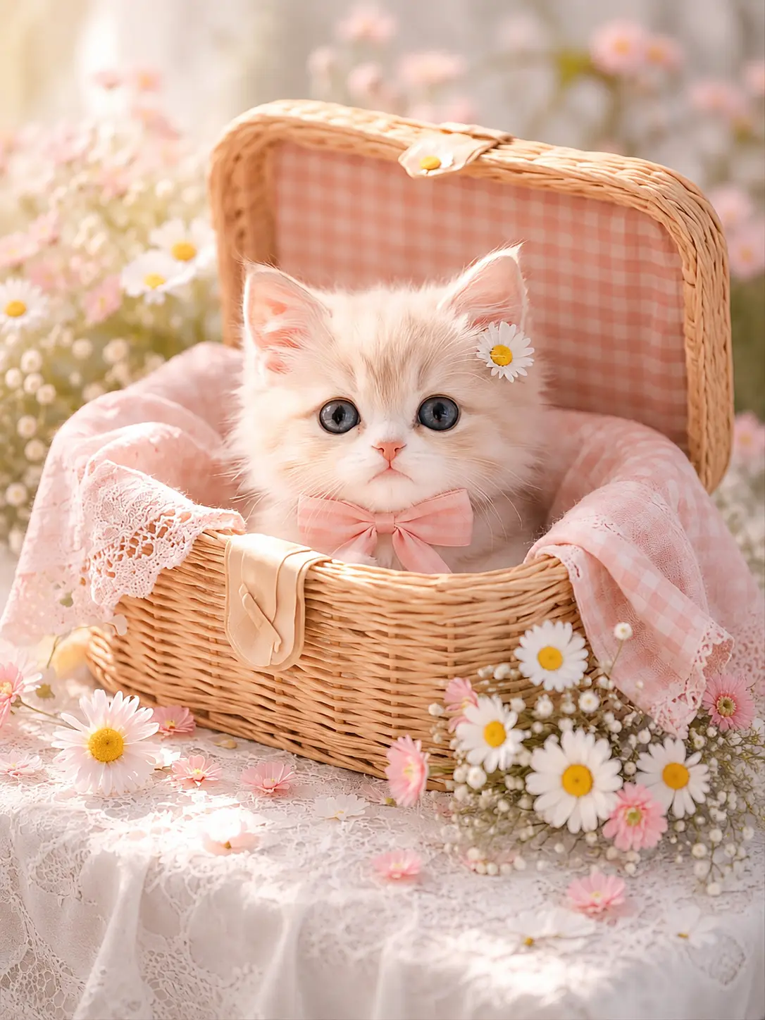 Free Cute Cat Portrait to Edit Online