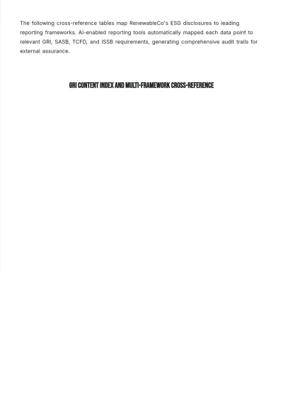 Free Annual ESG Report Template to Edit Online