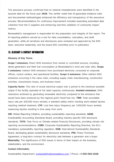 Free Annual ESG Report Template to Edit Online