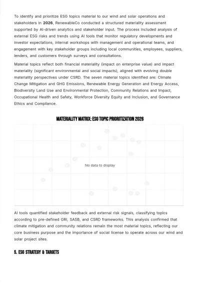 Free Annual ESG Report Template to Edit Online