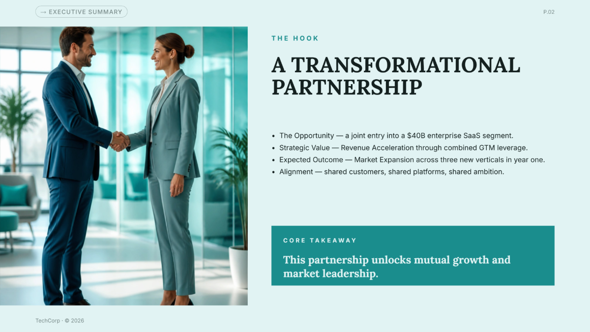 Free Company Proposal Presentation Template to Edit Online