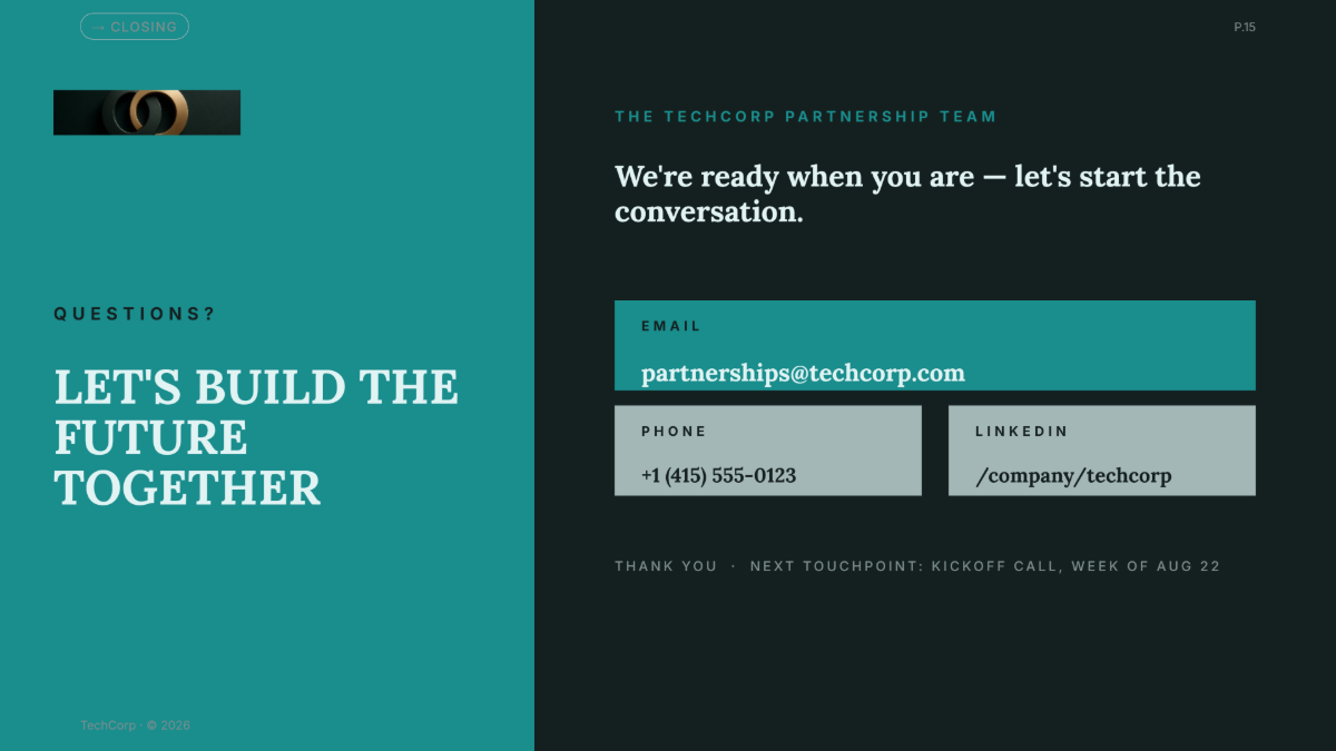 Free Company Proposal Presentation Template to Edit Online