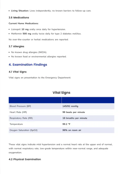 Free Medical Report Template to Edit Online