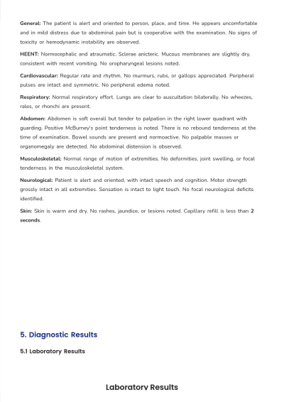Free Medical Report Template to Edit Online
