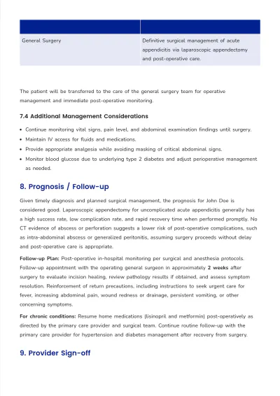 Free Medical Report Template to Edit Online