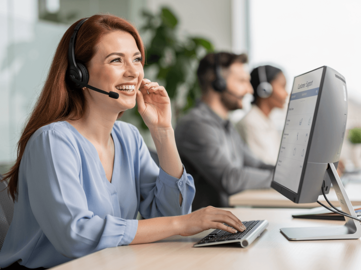 Free The "Everywhere" Customer Service Woman Stock Photo to Edit Online