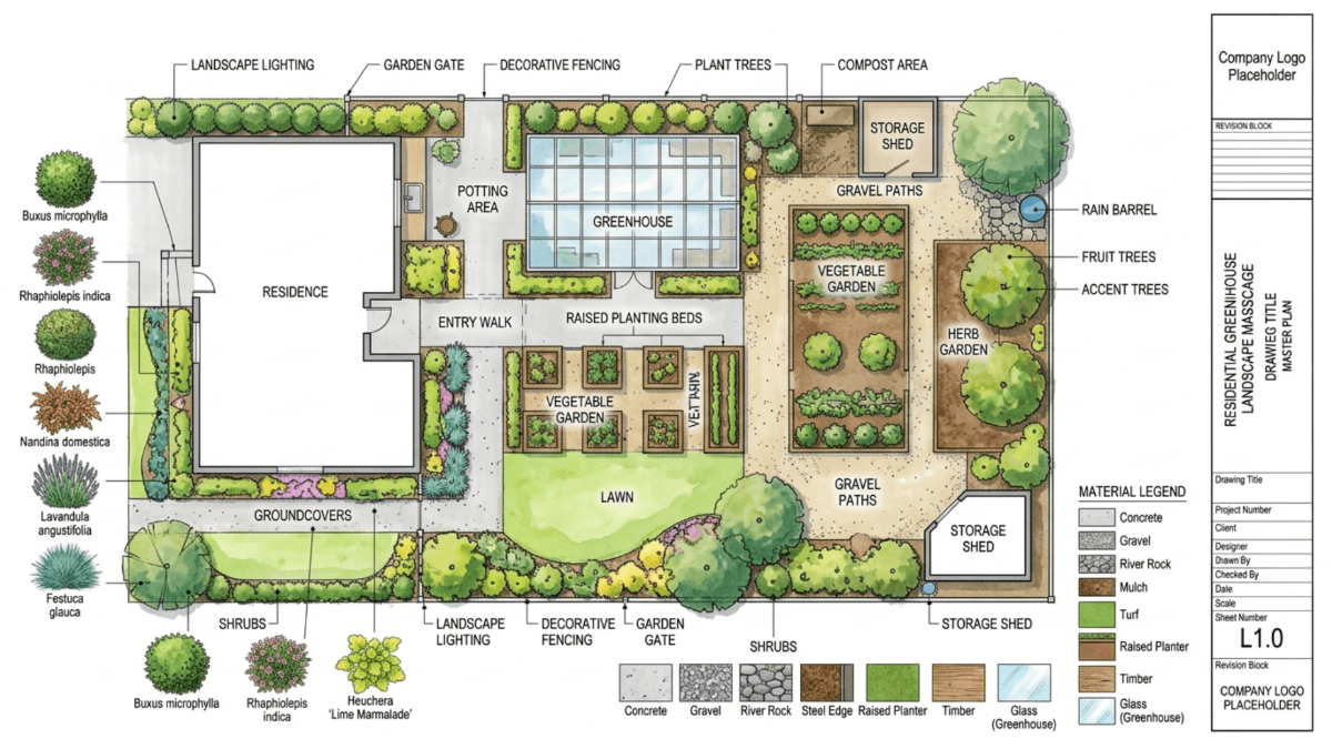 Greenhouse Landscape Plan - AI Landscape Plan Generator, Landscape Plan Images Maker Greenhouse Landscape Plan - AI Landscape Plan Generator, Landscape Plan Images Maker