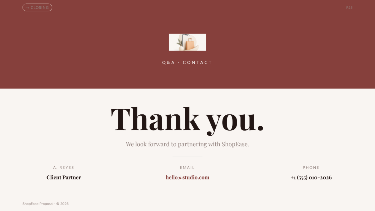 Free Project Presentation Template to Edit Online