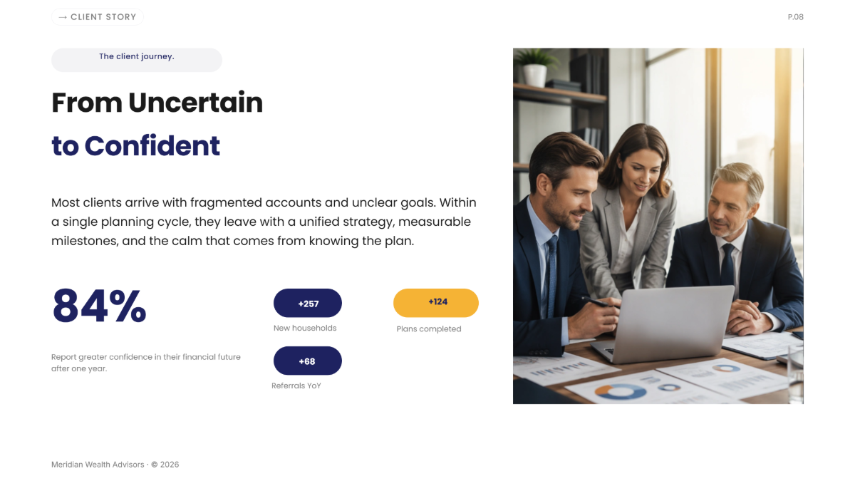 Free Investment Presentation Template to Edit Online