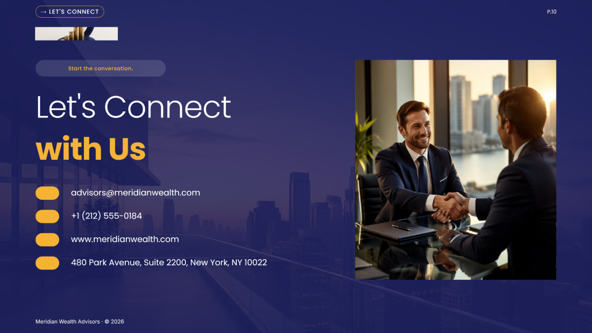 Free Investment Presentation Template to Edit Online