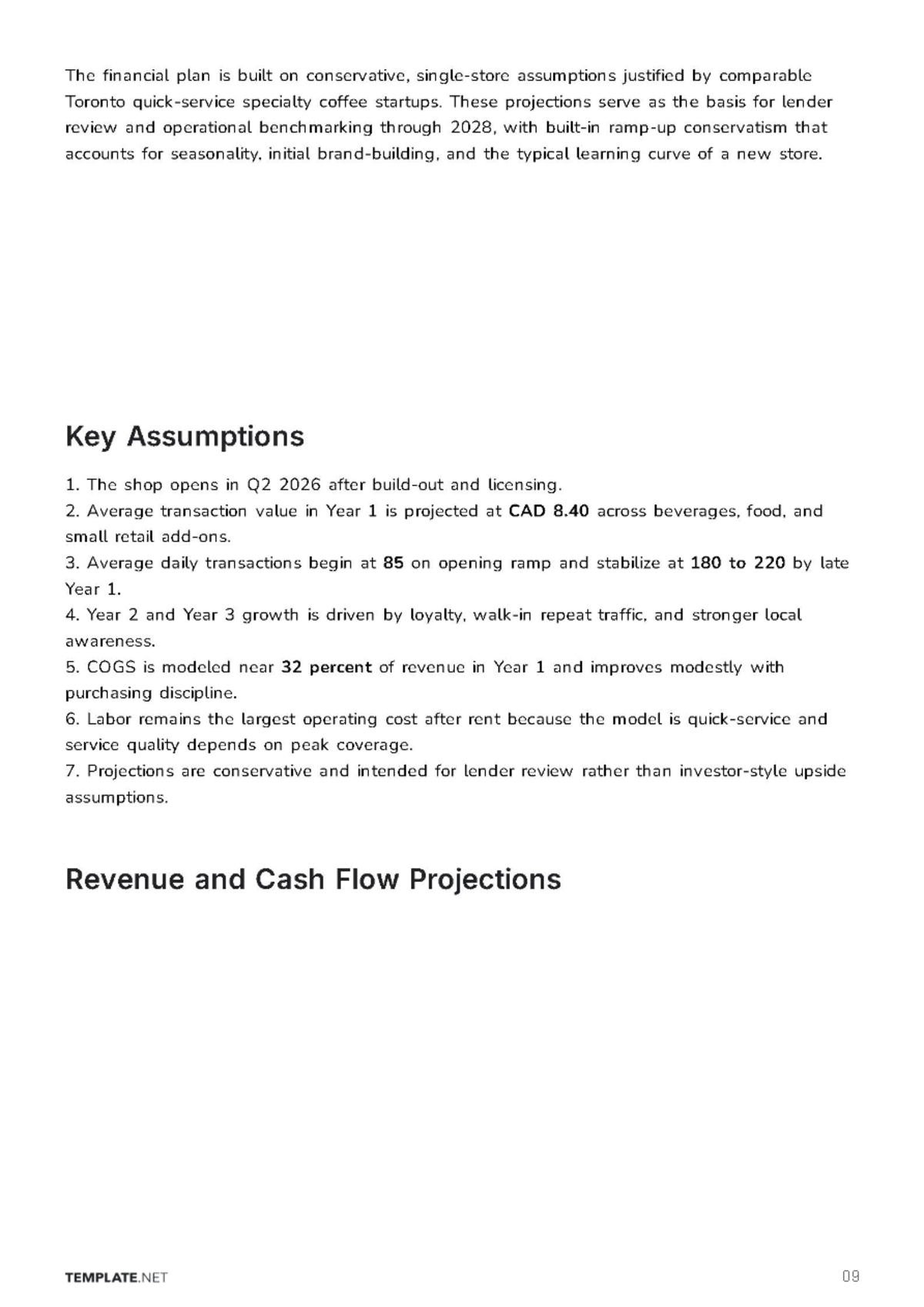Free Startup Business Plan Template to Edit Online