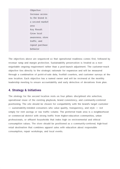 Free Internal Business Plan Template | Create Using Business Plan AI Generator to Edit Online