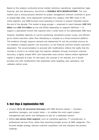 Free Feasibility Business Plan Template to Edit Online