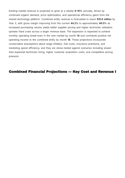 Free Expansion Business Plan Template to Edit Online