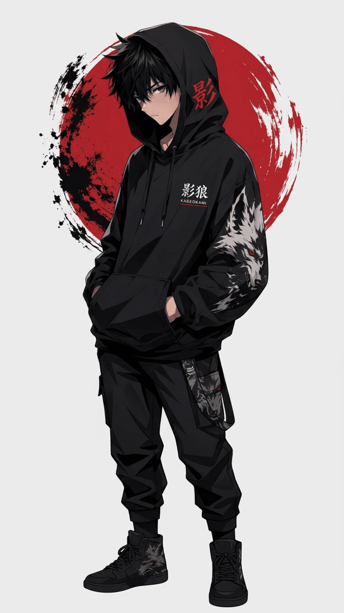Free Anime Hoodie Template to Edit Online