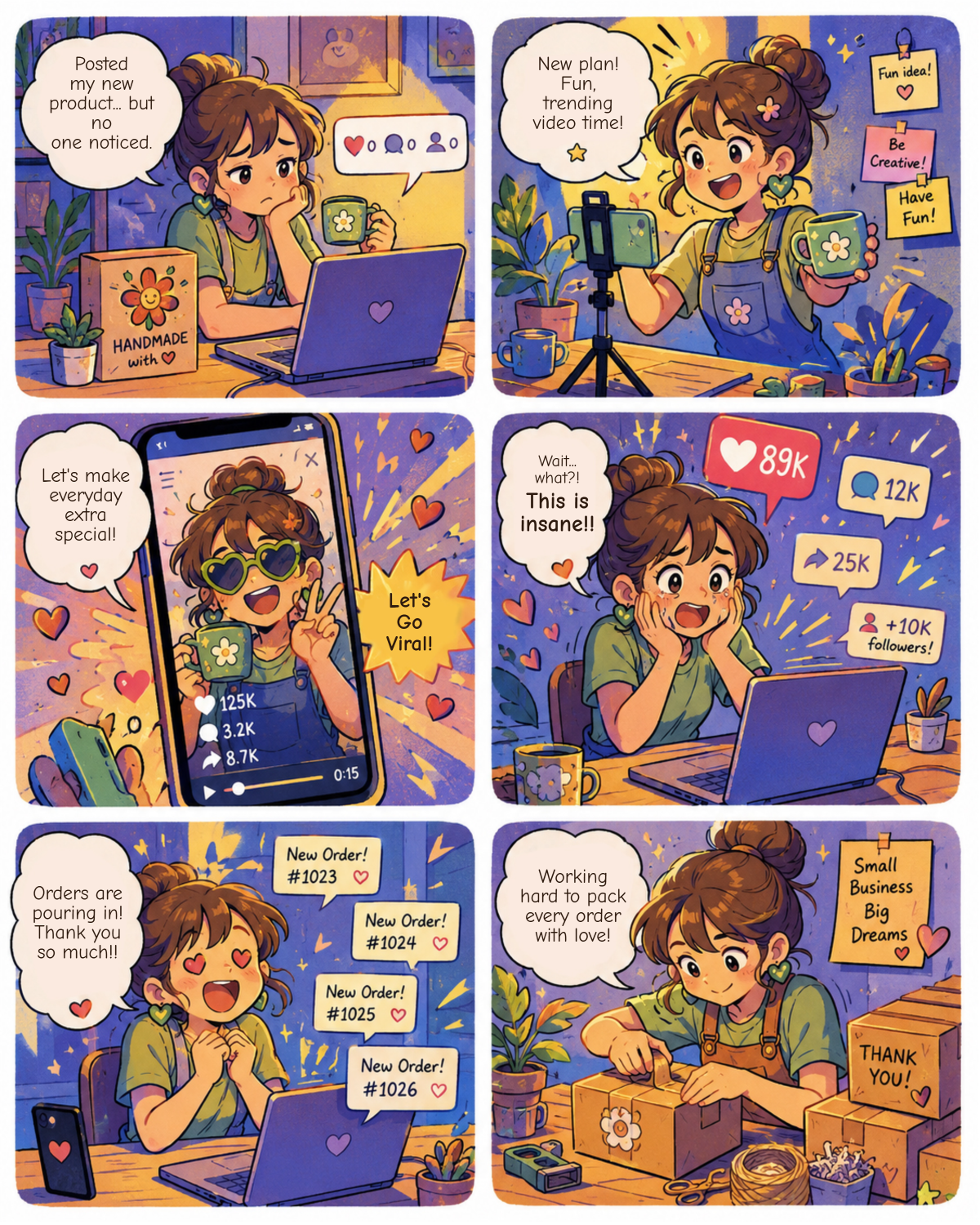Marketing Comic Strip AI Generator & Maker Marketing Comic Strip AI Generator & Maker