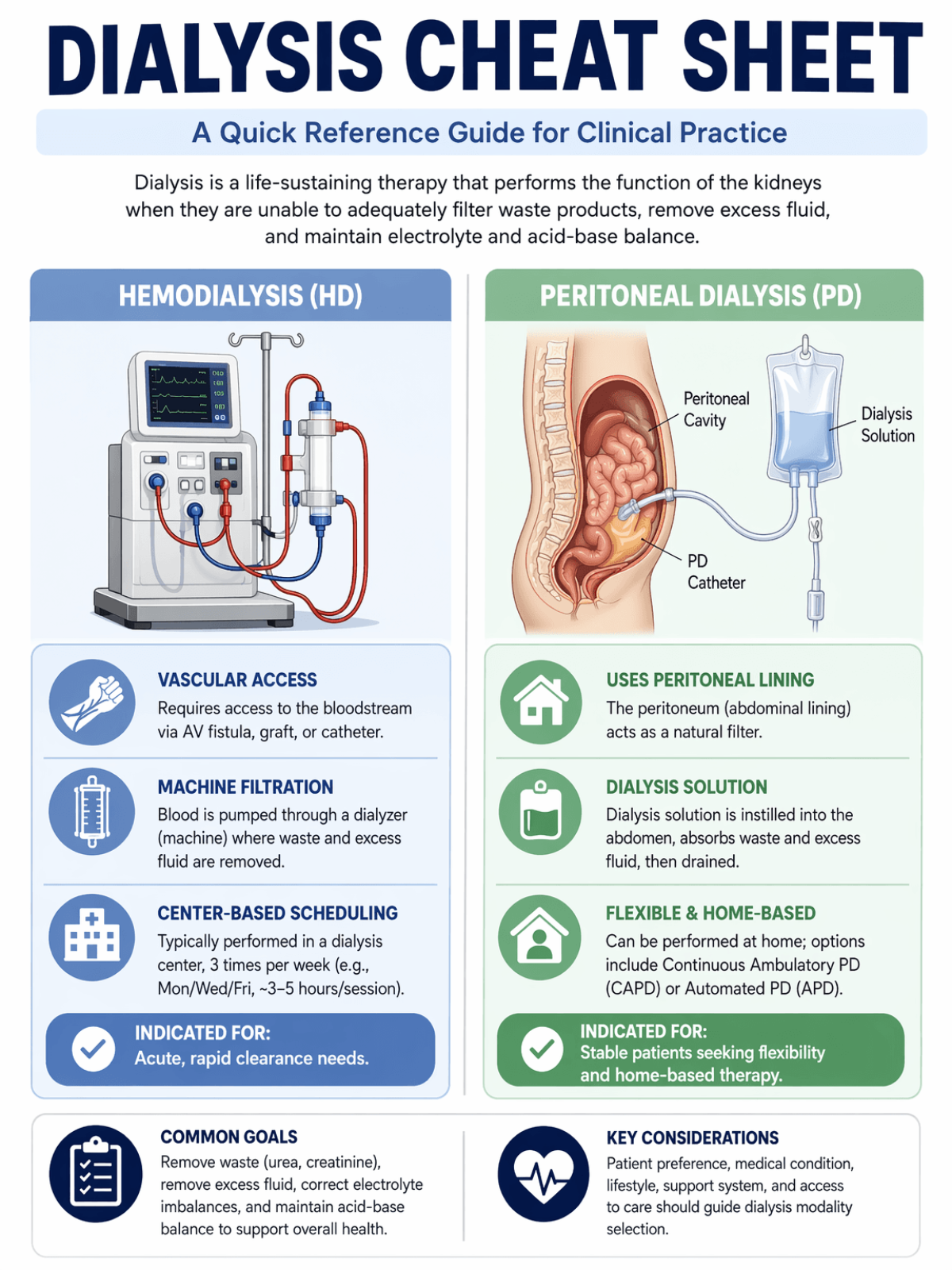 Free Dialysis Cheat Sheet Template to Edit Online