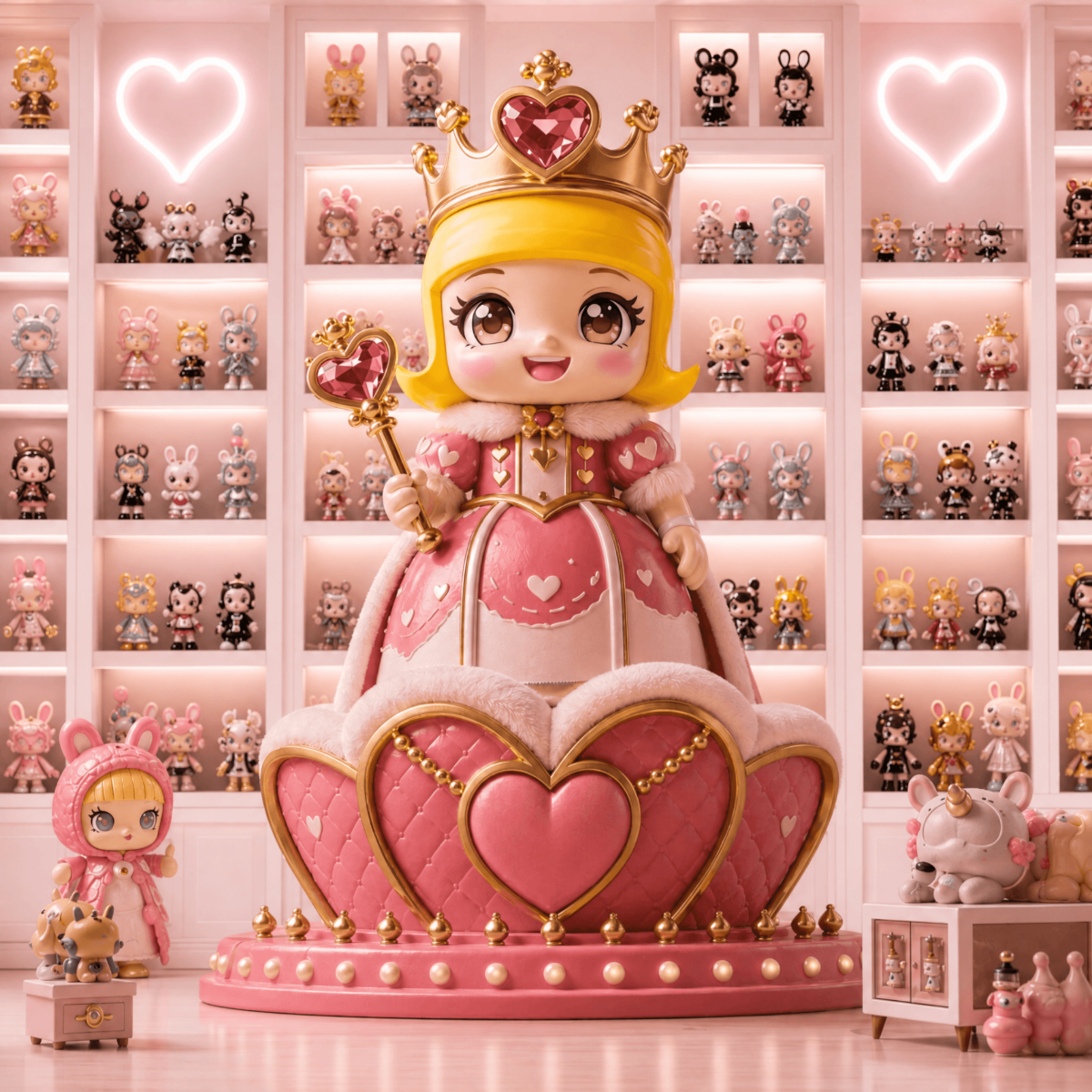 Free Pop Mart Style Action Figure to Edit Online