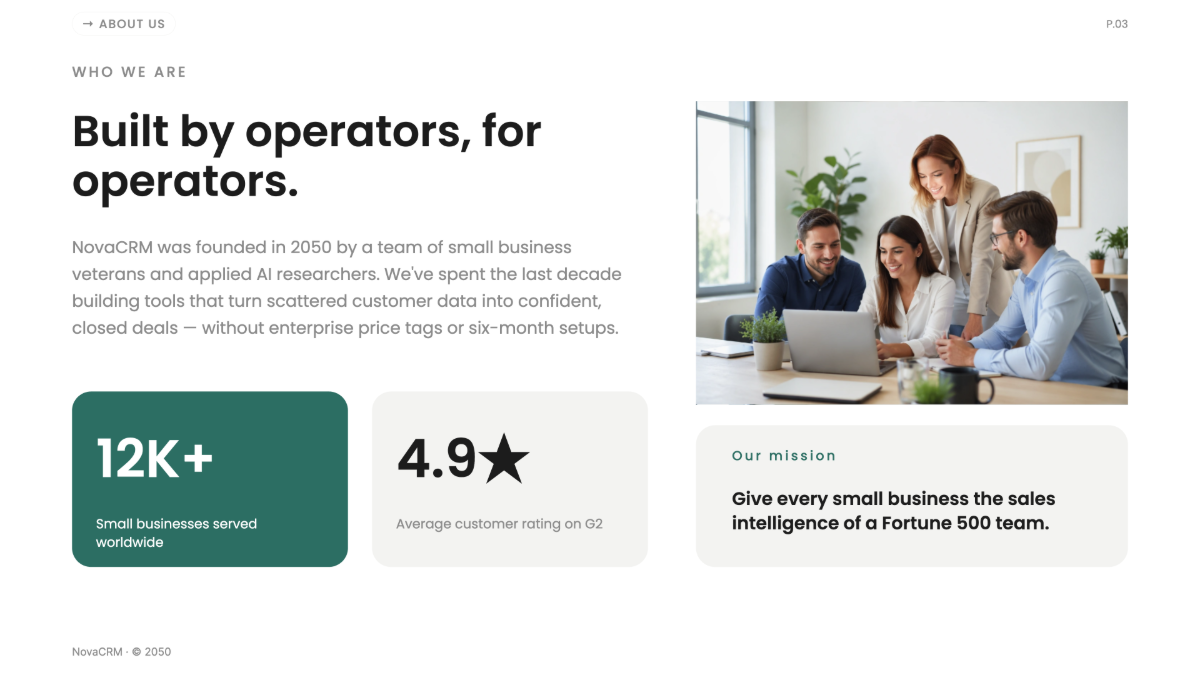 Free Sales Presentation Template to Edit Online