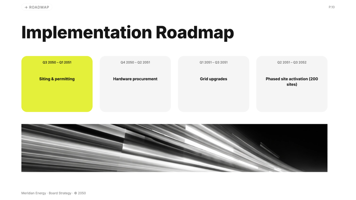 Free Strategy Presentation Template to Edit Online