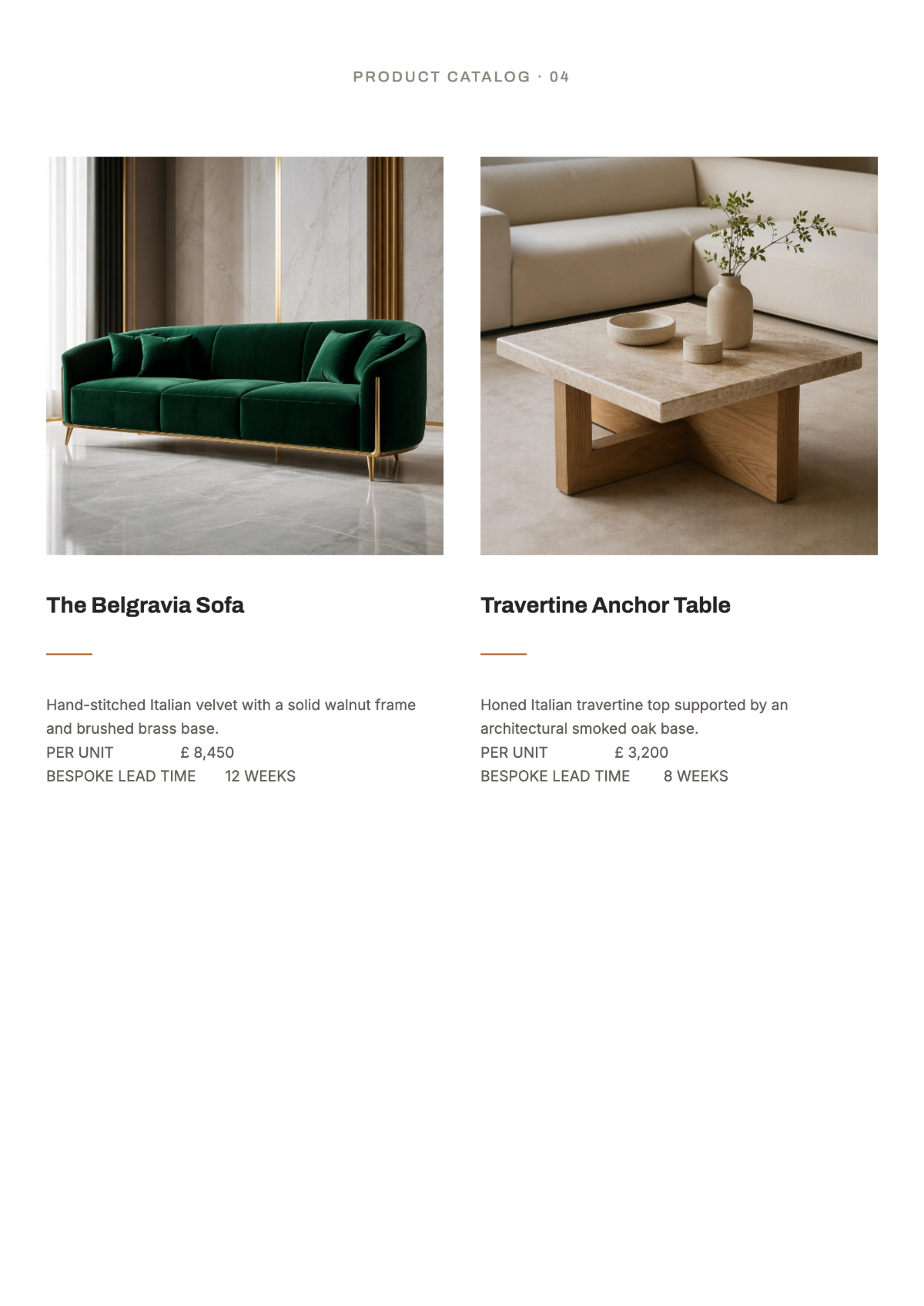 Free Property Catalog Template to Edit Online