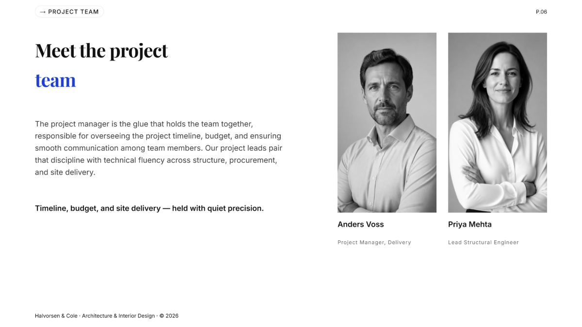 Free Team Presentation Template to Edit Online