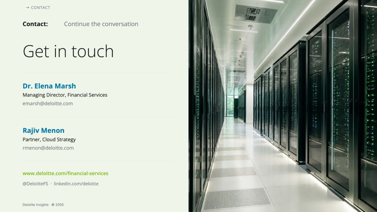 Free Deloitte Presentation Template to Edit Online