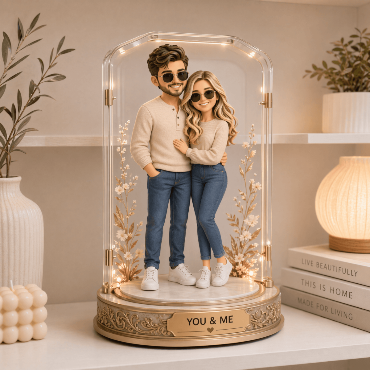 Free Custom Couple Action Figure to Edit Online