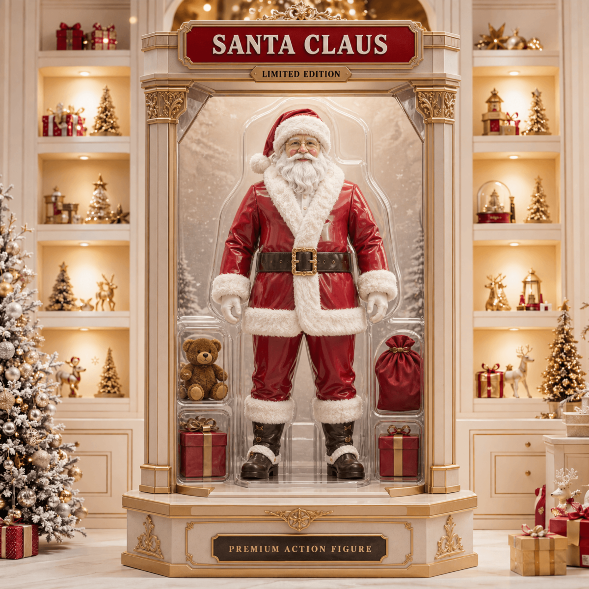Free Christmas Edition Action Figure to Edit Online