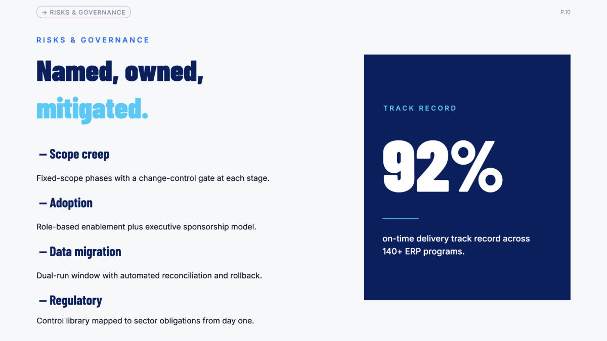 Free KPMG Presentation Template to Edit Online