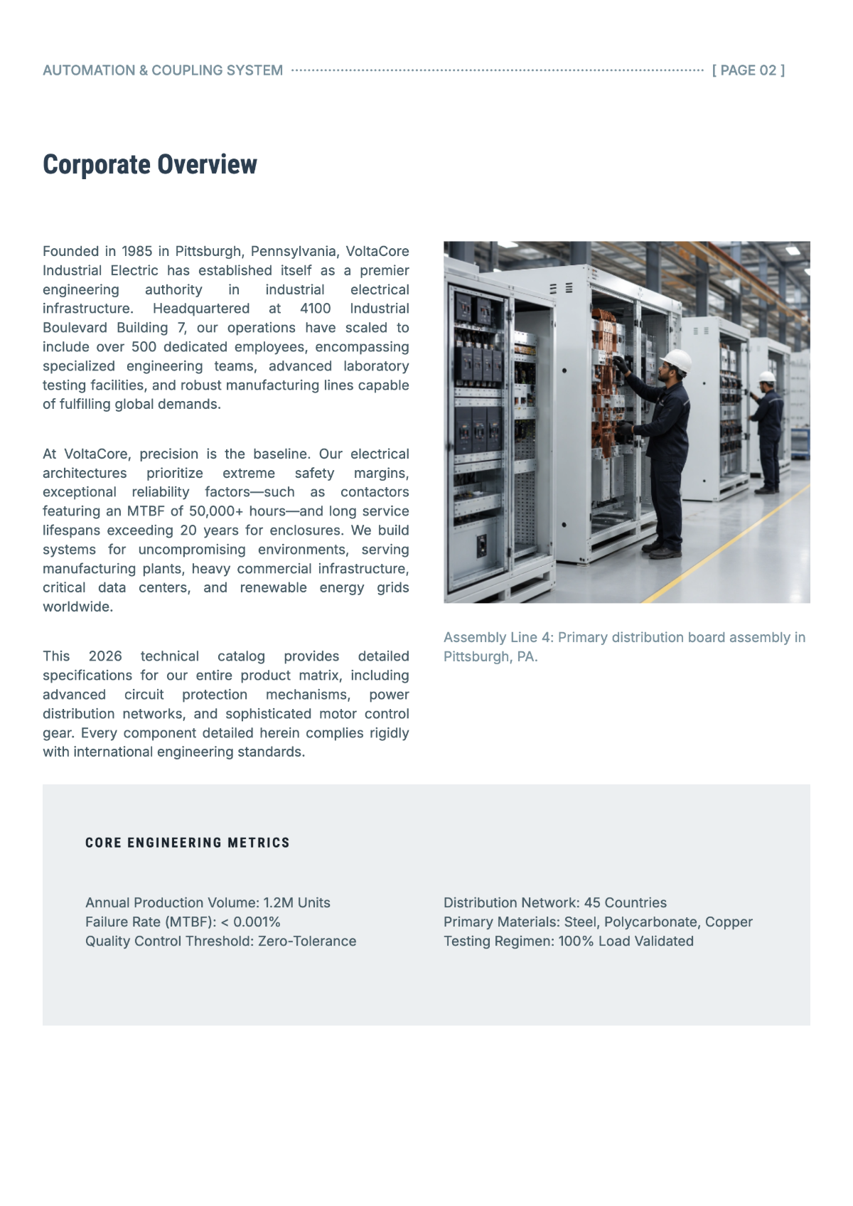 Free Electrical Product Catalog Template to Edit Online