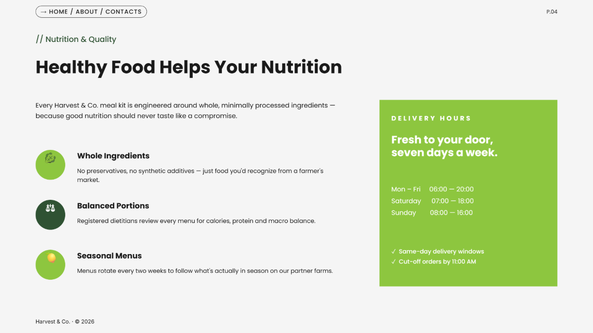 Free Food Presentation Template to Edit Online