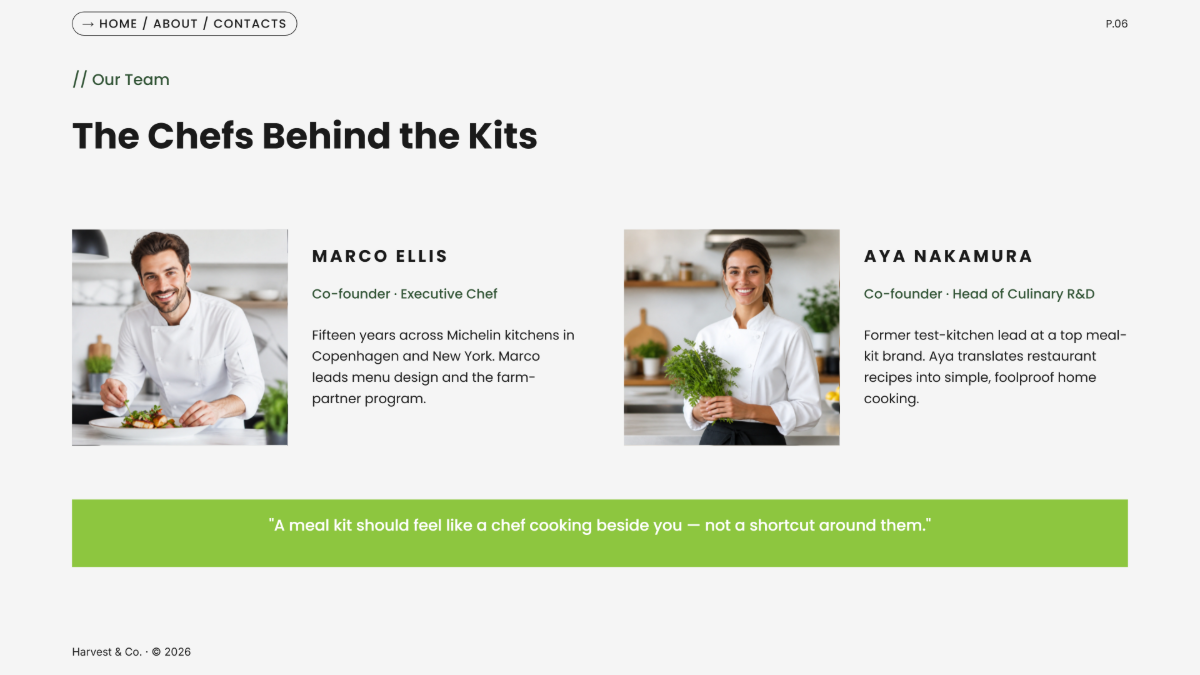 Free Food Presentation Template to Edit Online