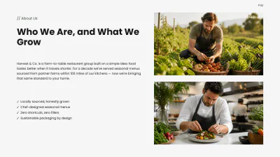 Free Food Presentation Template to Edit Online