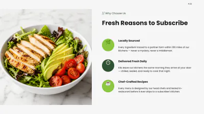 Free Food Presentation Template to Edit Online