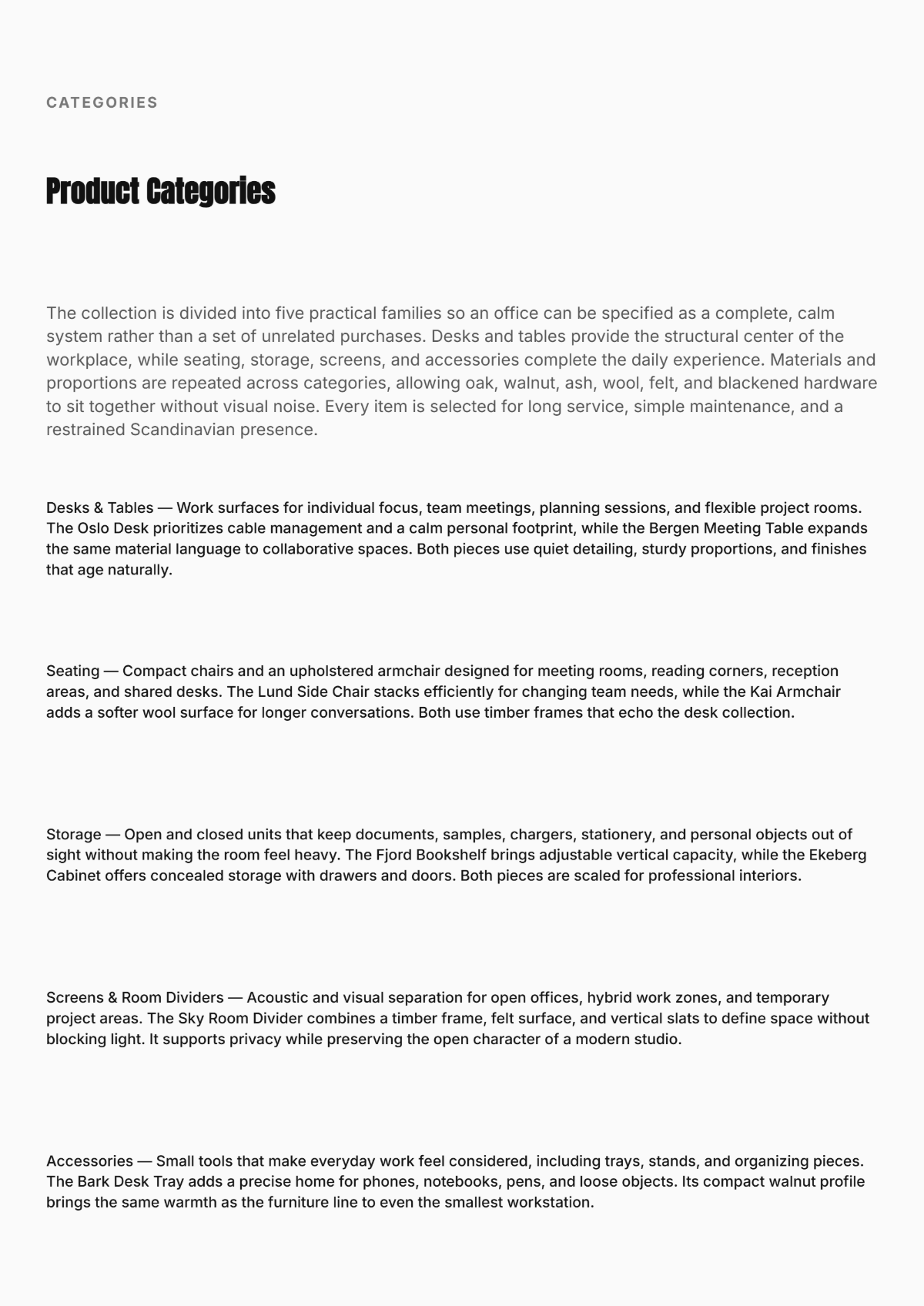 Free Minimalistic Catalog Template to Edit Online