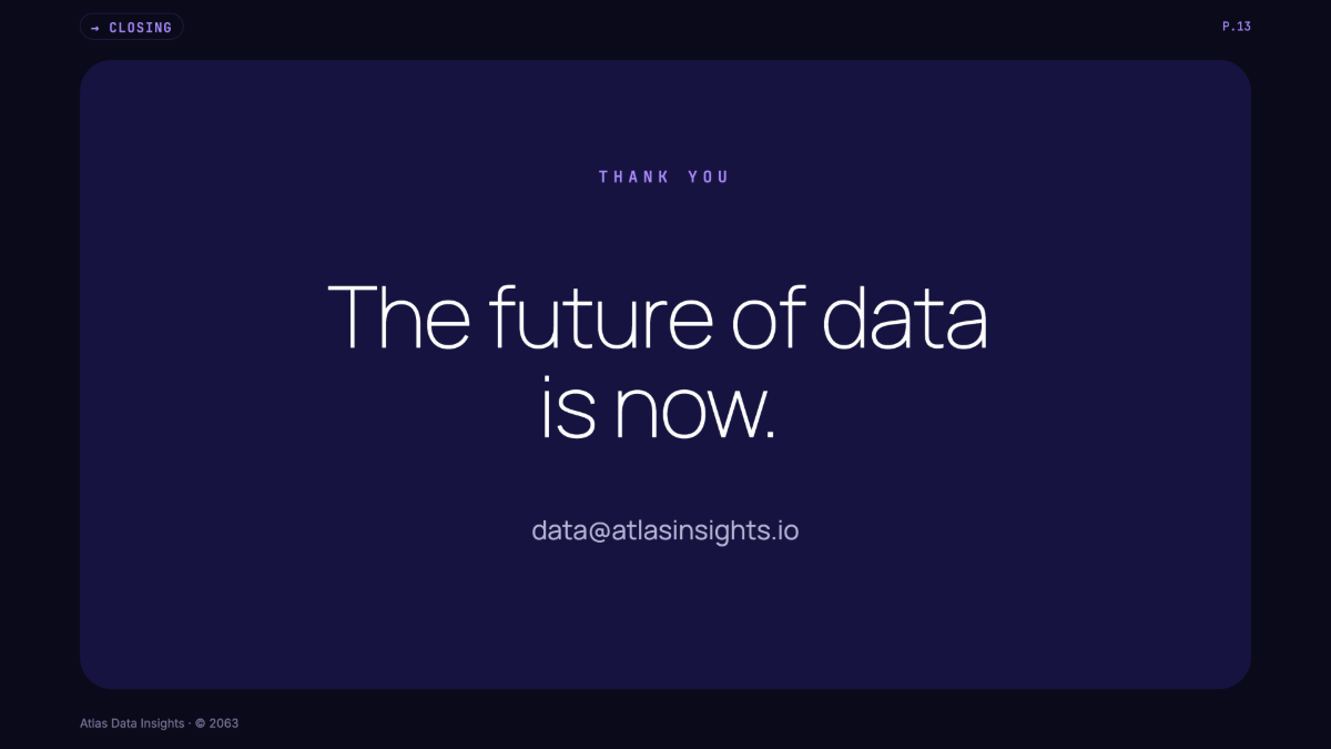 Free Data Presentation Template to Edit Online