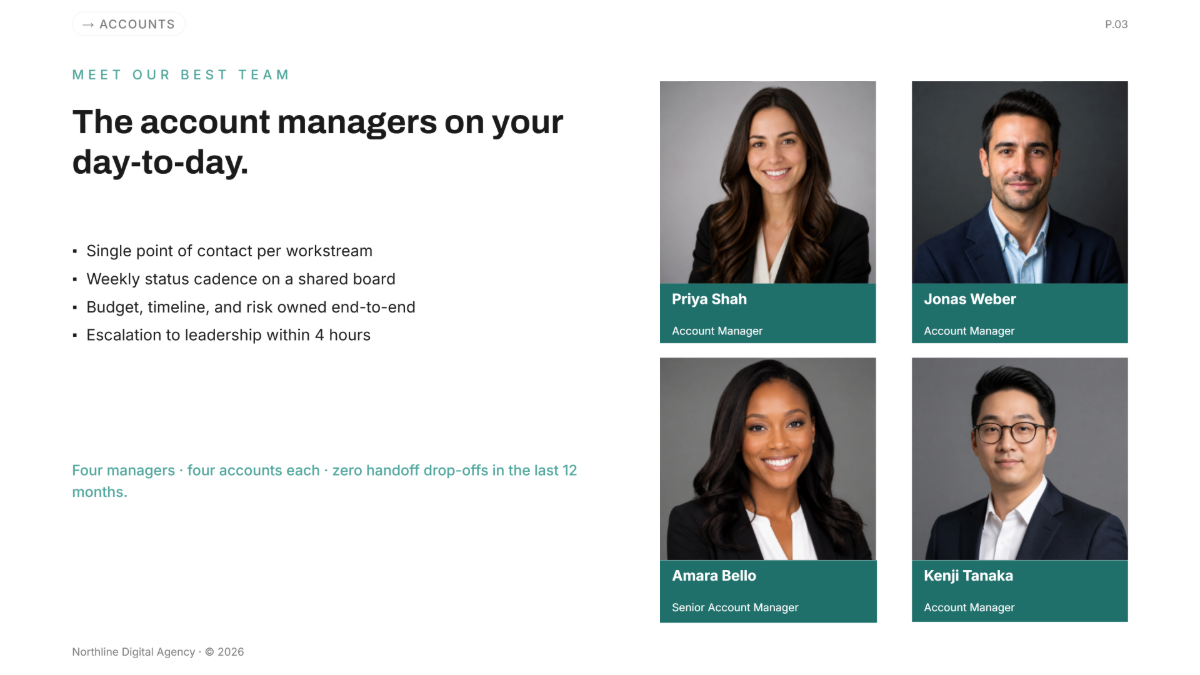 Free Profile Presentation Template to Edit Online