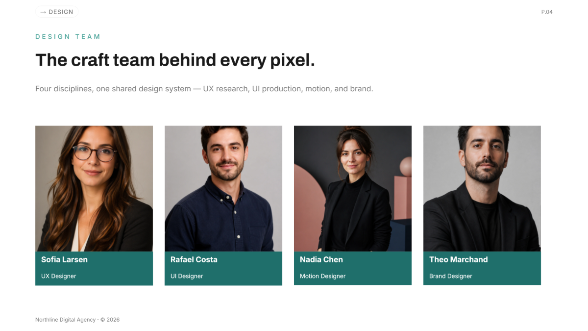 Free Profile Presentation Template to Edit Online