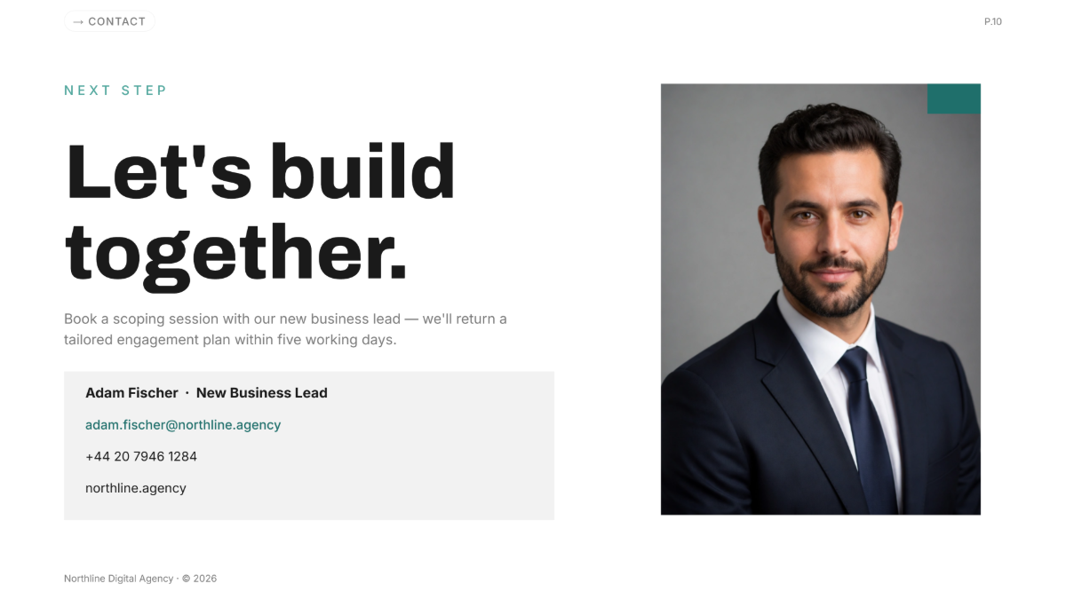 Free Profile Presentation Template to Edit Online