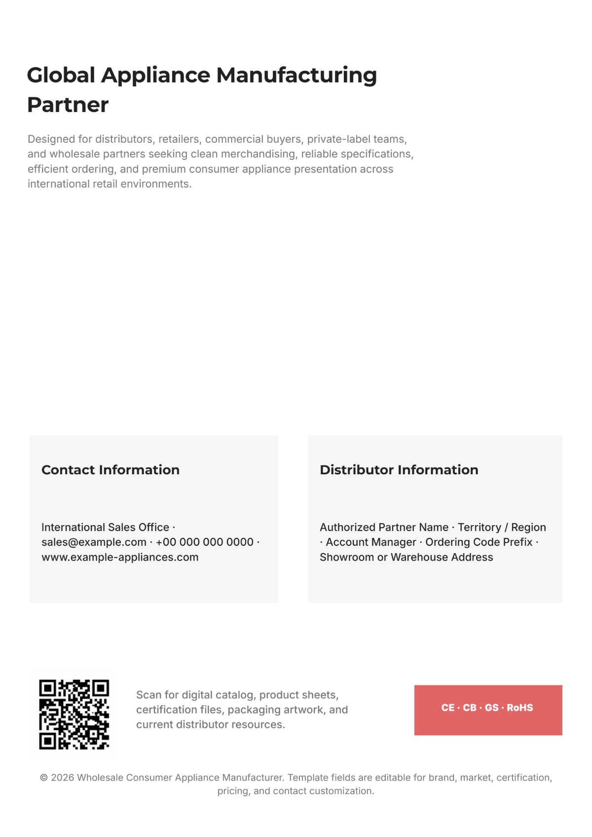 Free B2B Catalog Template to Edit Online